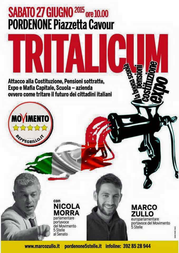 Agorà5stelle - #TRITALICUM coi Portavoce M5S Nicola Morra e Marco Zullo @ Pordenone | Friuli-Venezia Giulia | Italia