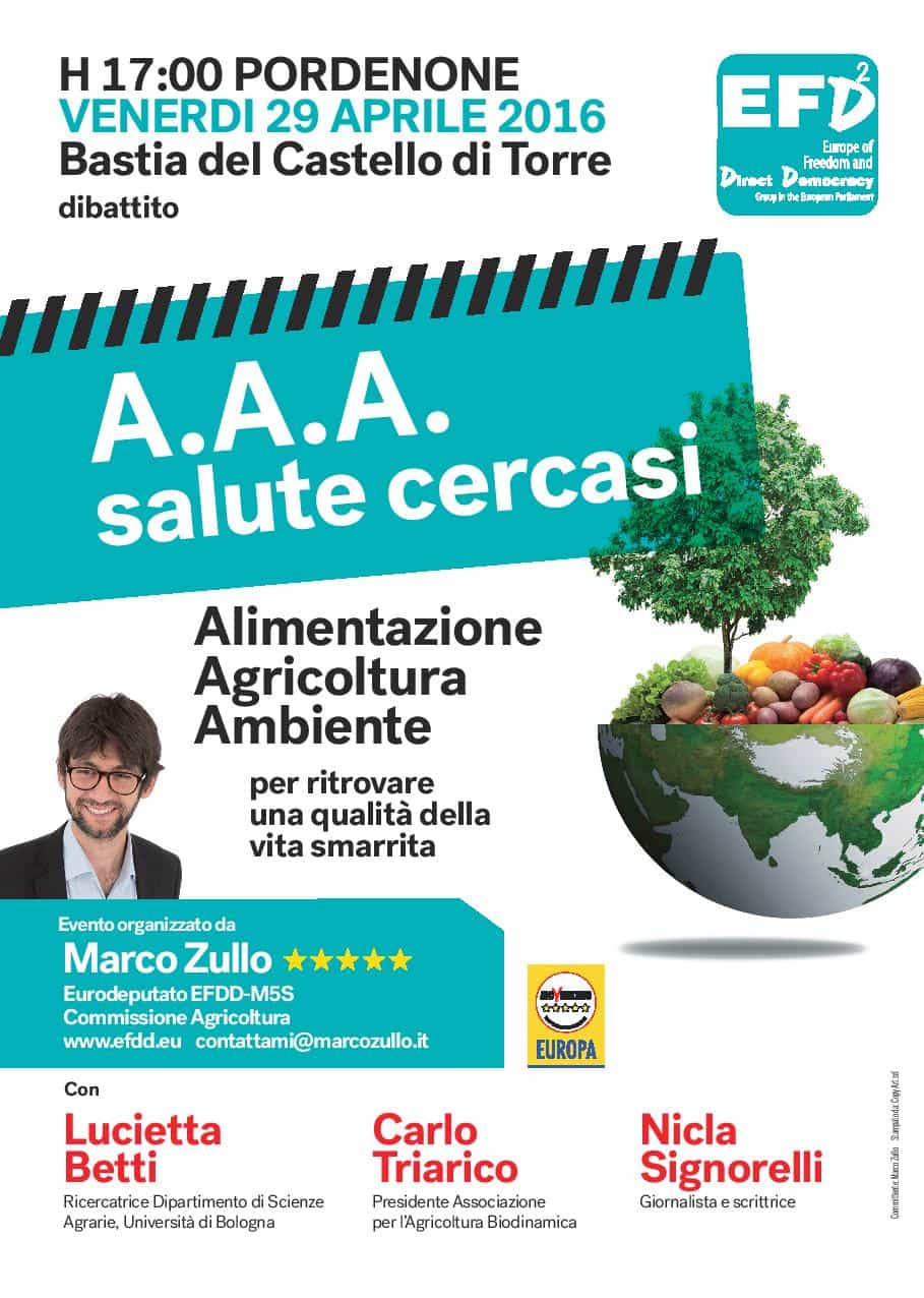 arco Zullo M5S Europa ambiente agricoltura alimentazione salute
