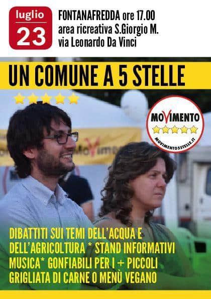 UN COMUNE A 5 STELLE @ Area Ricreativa Sportiva S. Giorgio M. | Fontanafredda | Friuli-Venezia Giulia | Italia