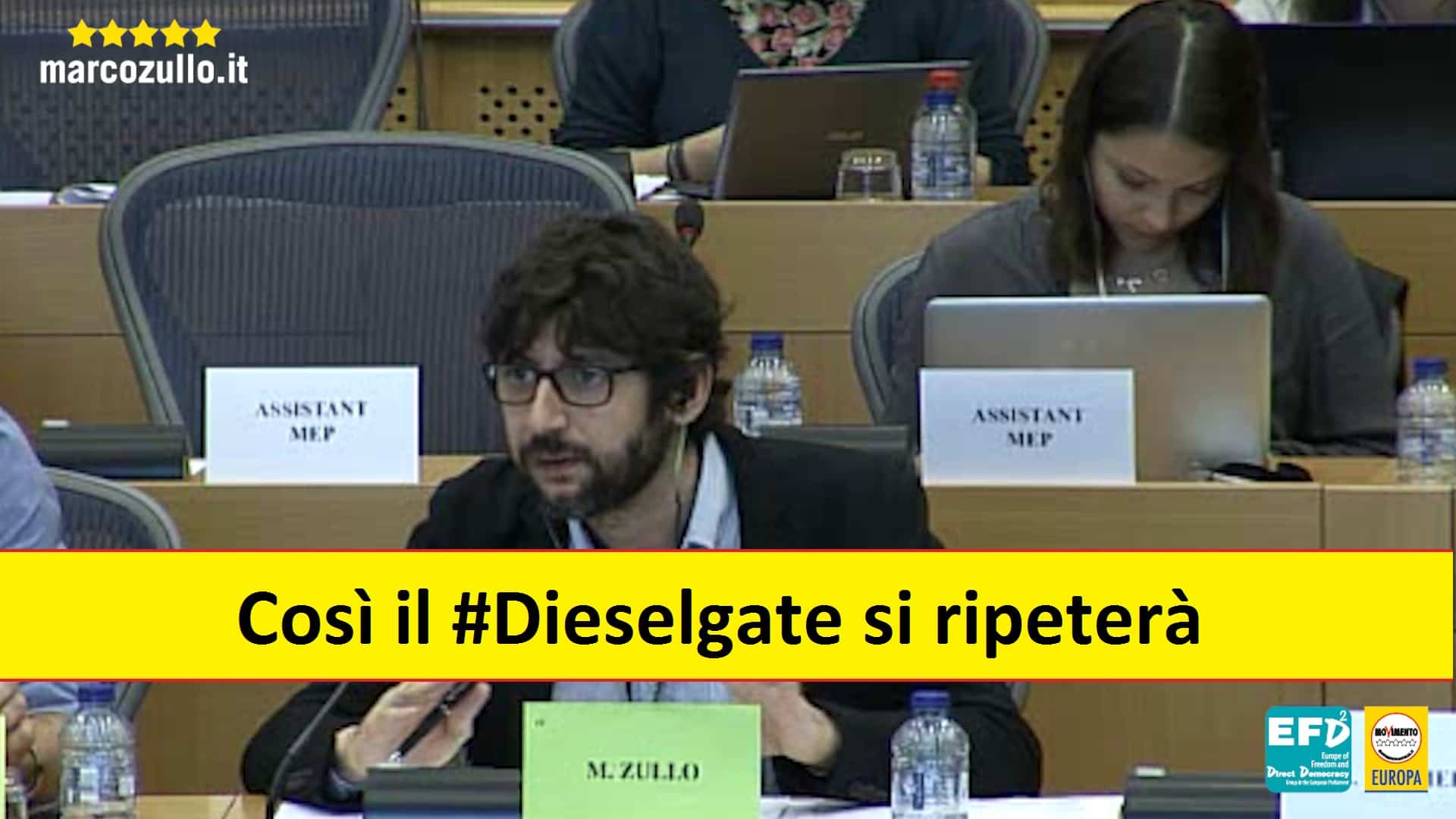 Marco Zullo M5S Europa emissioni auto dieselgate volkswagen scandalo test pems
