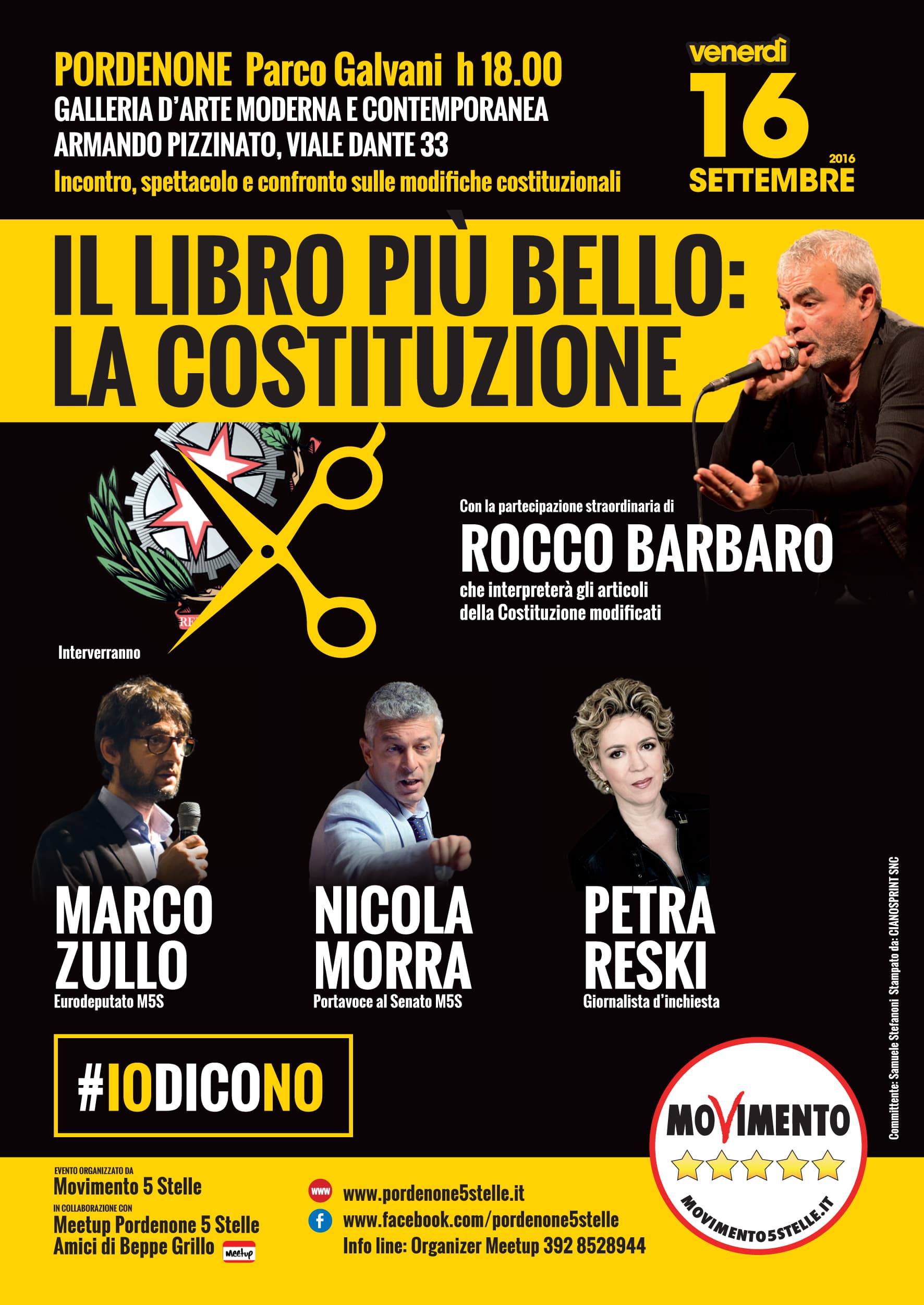 IL LIBRO PIÙ BELLO: LA COSTITUZIONE @ Galleria d'arte moderna e contemporanea Pizzinato | Pordenone | Friuli-Venezia Giulia | Italia