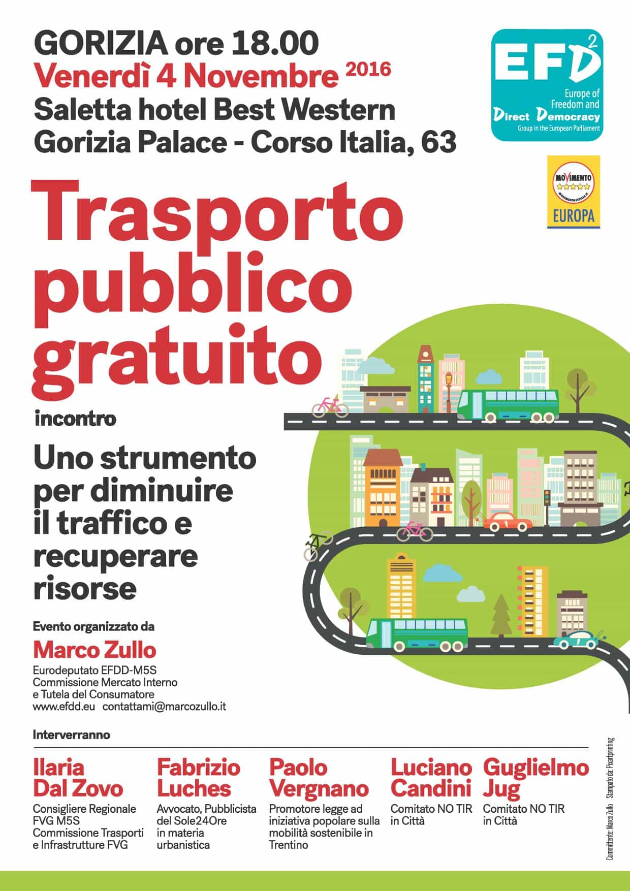 TRASPORTO PUBBLICO GRATUITO - GORIZIA @ Saletta hotel Best Western - Gorizia Palace | Gorizia | Friuli-Venezia Giulia | Italia