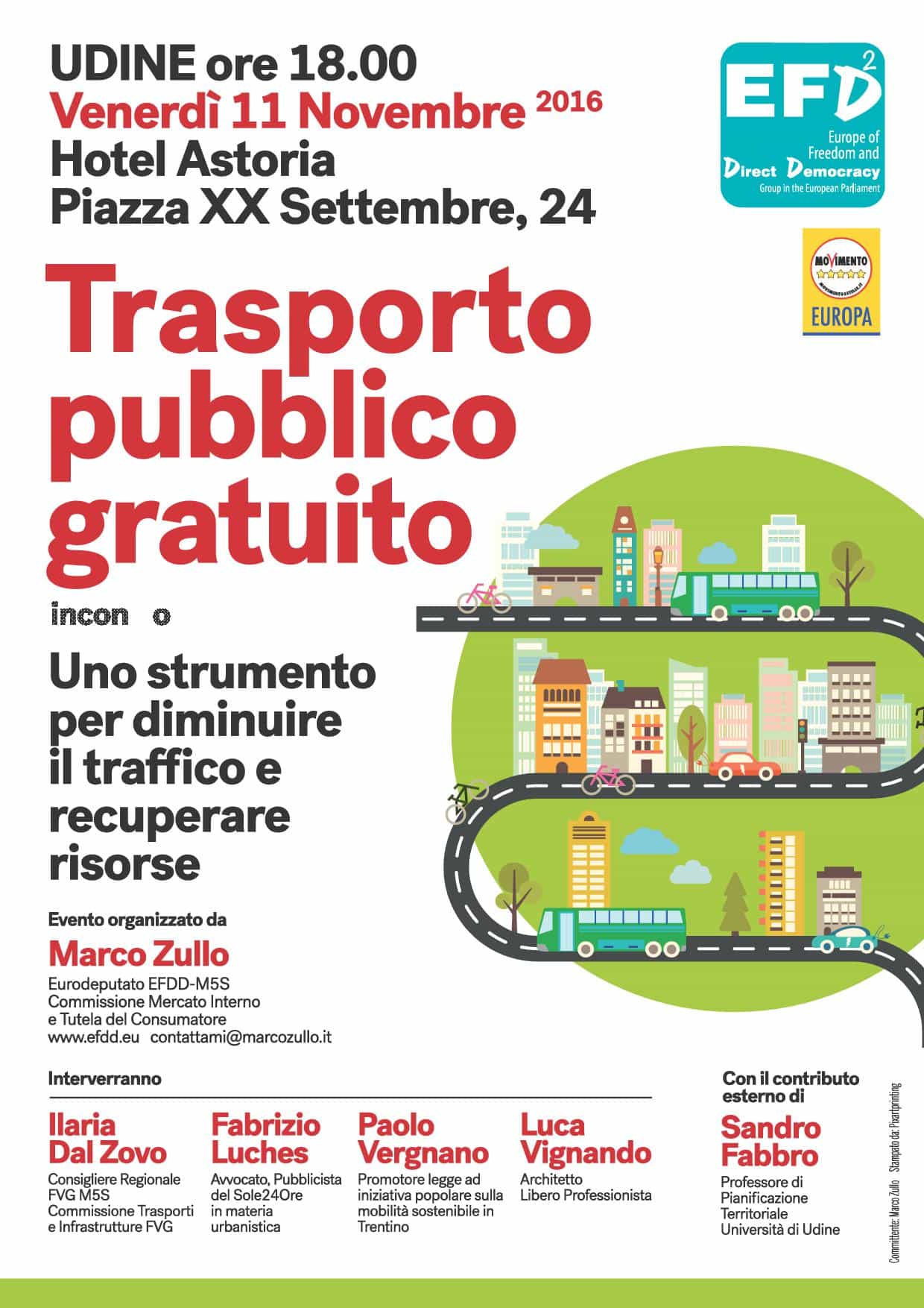 TRASPORTO PUBBLICO GRATUITO - UDINE @ Hotel Astoria | Udine | Friuli-Venezia Giulia | Italia