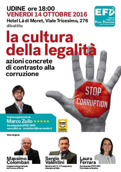 LA CULTURA DELLA LEGALITA' - UDINE @ LA' DI MORET | Udine | Friuli-Venezia Giulia | Italia