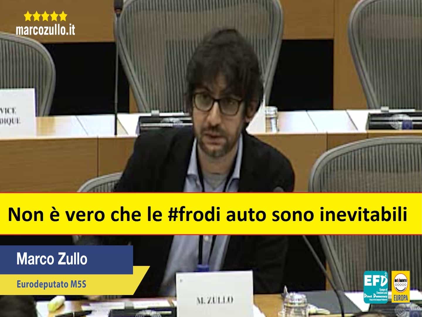 Marco Zullo M5S Europa auto dieselgate fiat