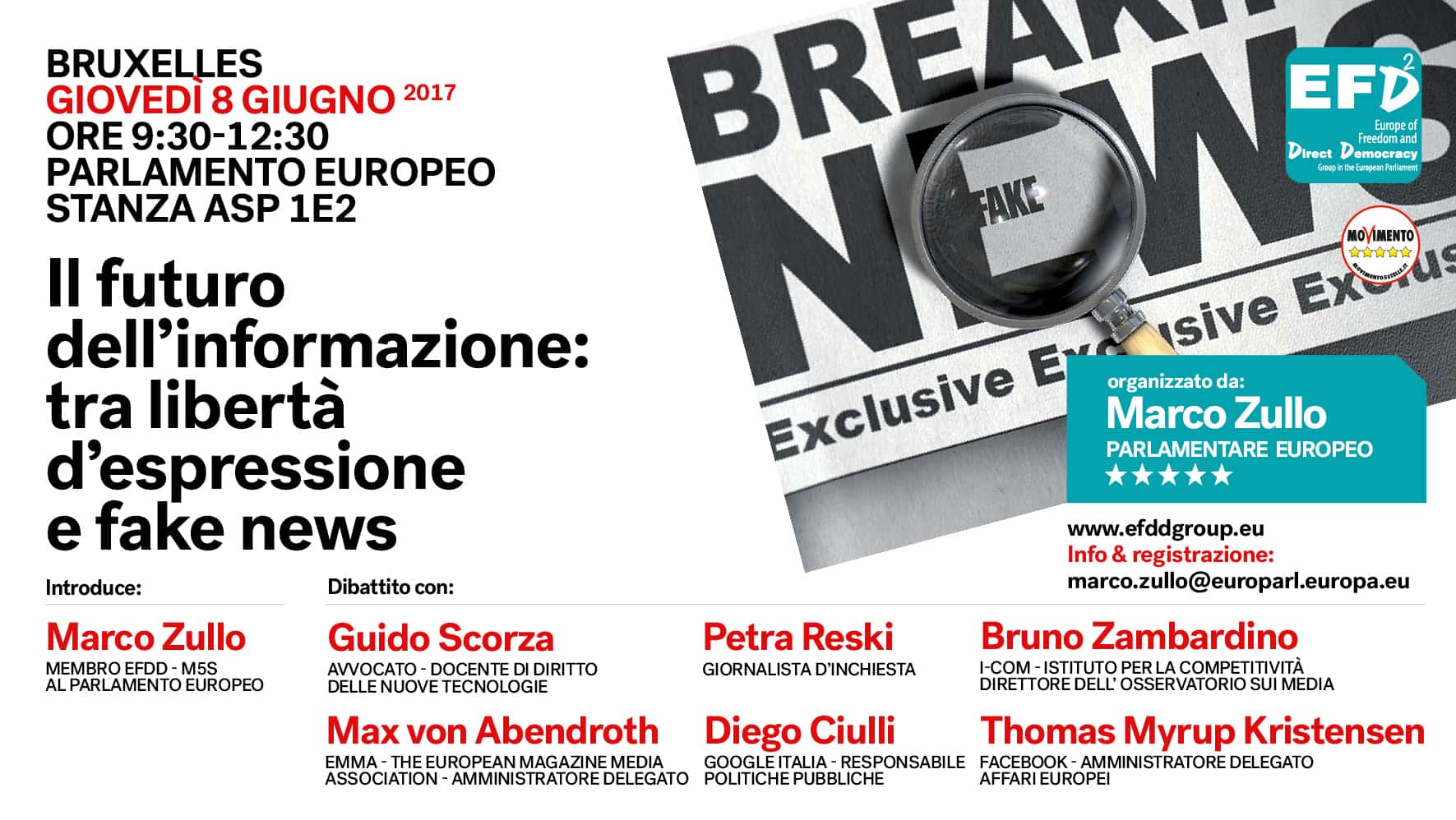 The future of Information, between freedom of expression and fake news @ Bruxelles | Ixelles | Bruxelles | Belgio