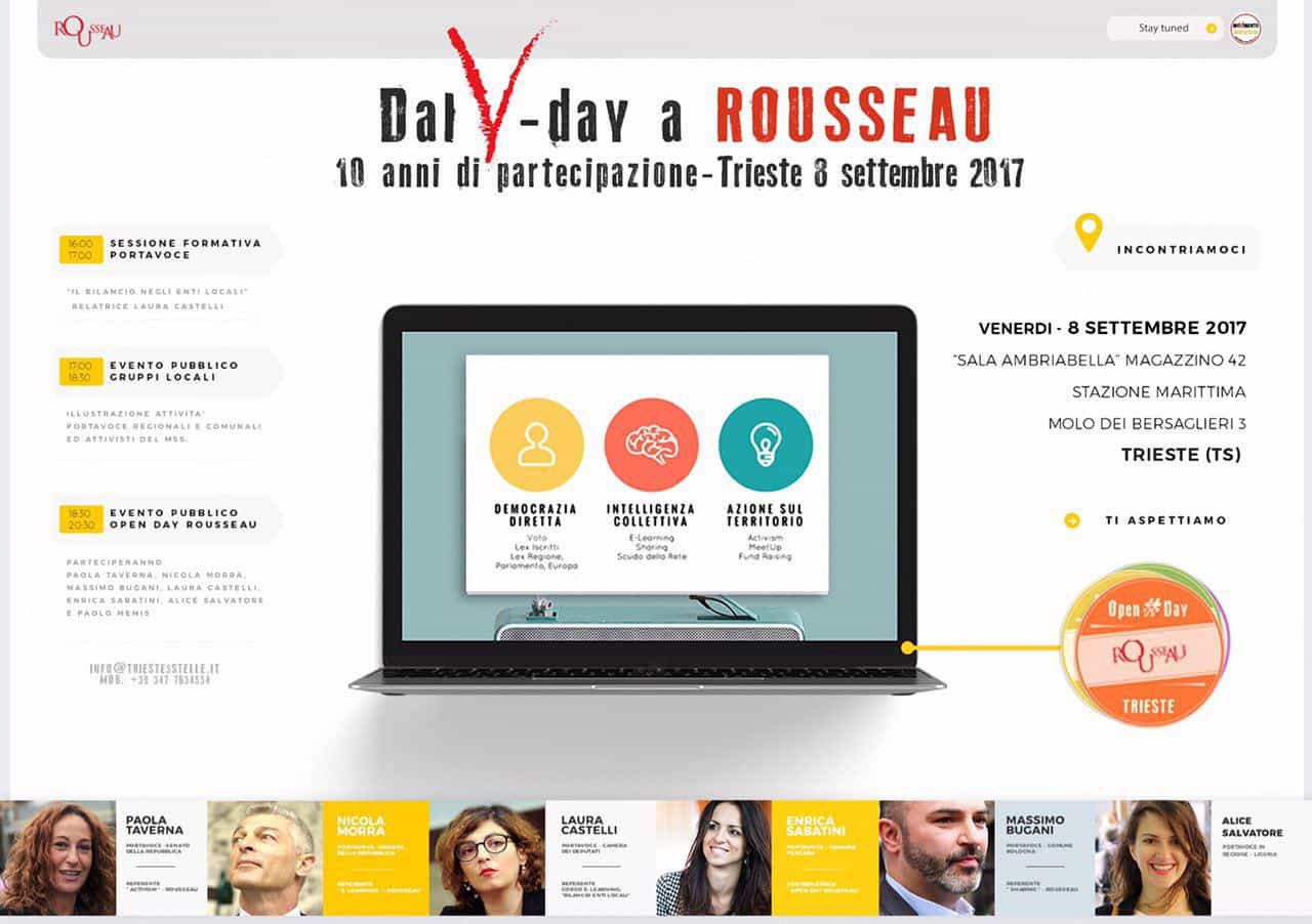 TRIESTE: Dal V-Day a Rousseau, 10 anni di partecipazione. @ Magazzino 42 | Trieste | Friuli-Venezia Giulia | Italia